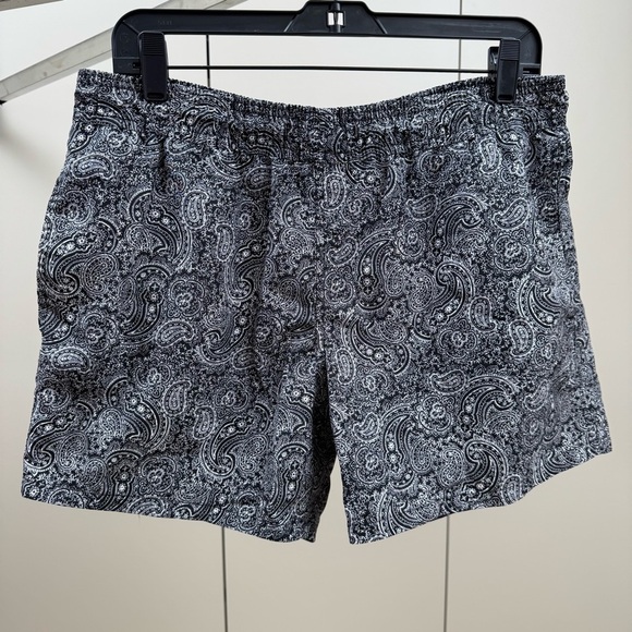 Topman Other - Topman Men’s S/M Black and White Paisley Swim Shorts